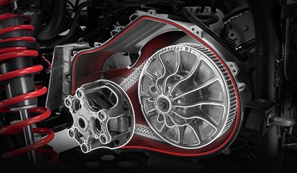 Diagram of a RZR pro xp clutch system