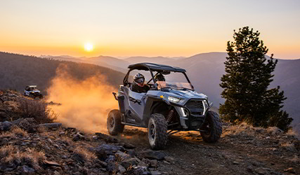 RZR Trail S in the sunset