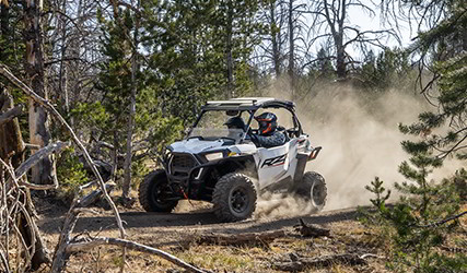 RZR Trail S at full speed