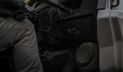 RZR Trail Cockpit Audio Area