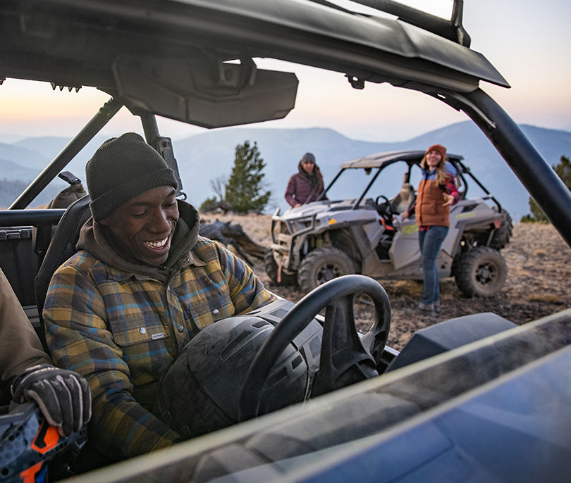 RZR Trail in the woods