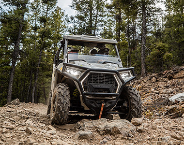 RZR Trail in the woods