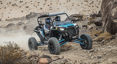 RZR going through a rocky road
