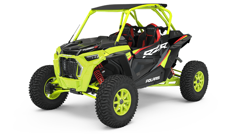 2021 Polaris RZR Turbo S Lifted Lime LE
