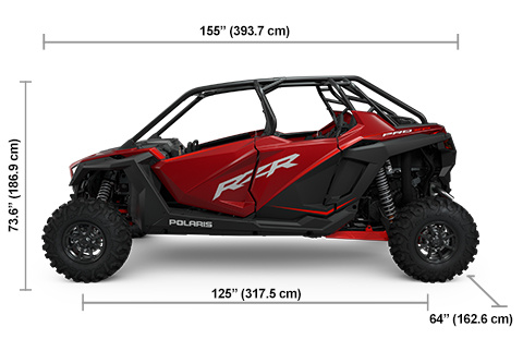 RZR Pro XP 4 Premium Sunset Red Specifications
