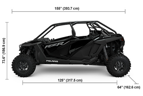 RZR PRO XP 4 Sport Cruiser Black FOX Shocks Specifications