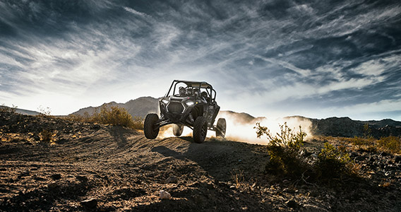 RZR Turbo S 4 on the road