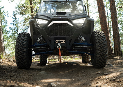 polaris rzr pro xp 4 with front and rear bumpers