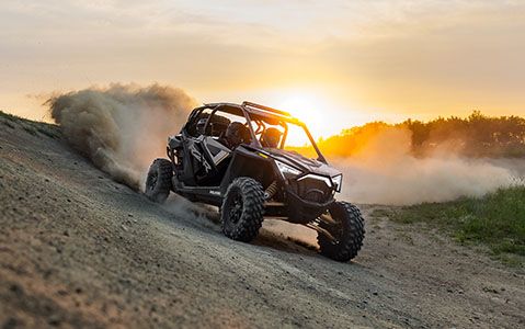 RZR Pro XP 4 in a sand trail