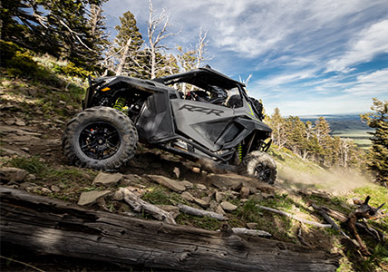 Polaris RZR Pro XP with a door close offs installed