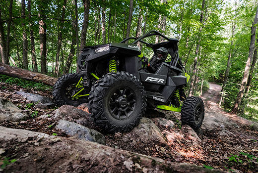RZR Trail in the woods