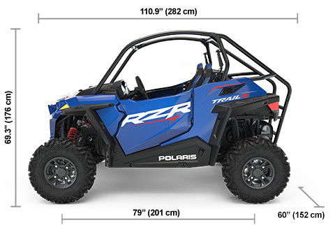 RZR Trail S Polaris Blue Specifications