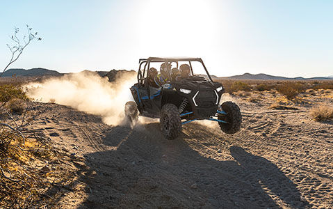 RZR XP 4 1000 through earth trail