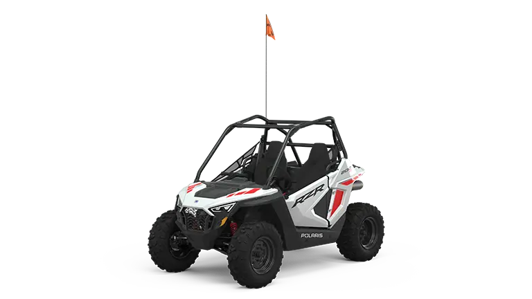 RZR 200 EFI White Lightning/Indy Red