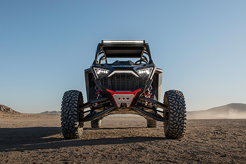 suspensión maxlink en el polaris rzr pro r 4 side by side