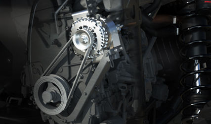 1700 watt belt-driven alternator in the polaris rzr pro r