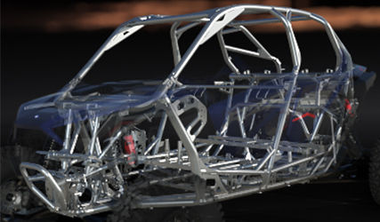 all-new chassis & cage from the polaris rzr pro r