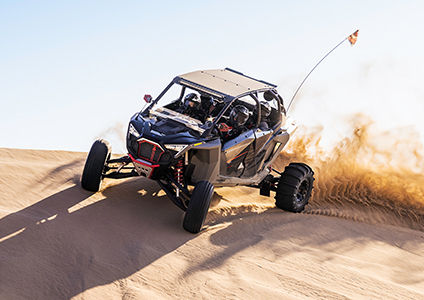 polaris rzr turbo r 4 with a poly sport roof