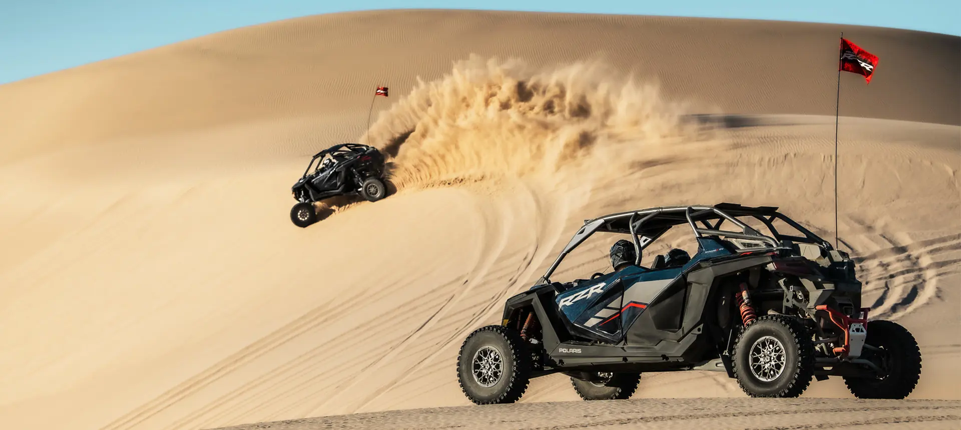 rzr pro r 4 side by side waiting to rip up the dunes