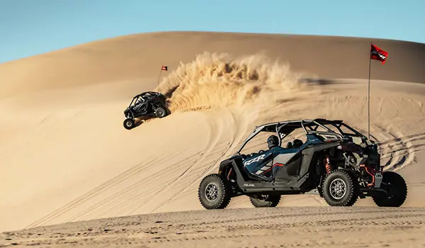 rzr pro r 4 side by side waiting to rip up the dunes