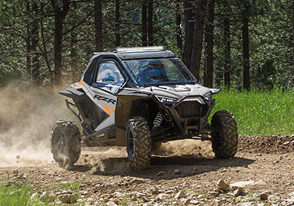 Polaris RZR Pro XP with a front bumper installed