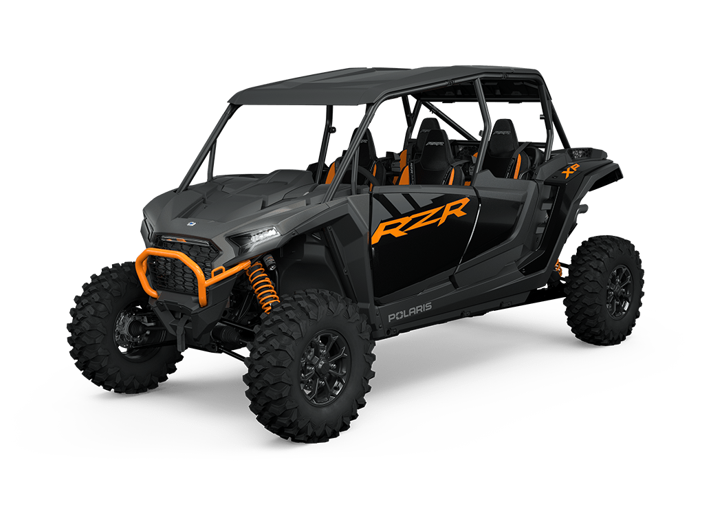 Black Rzr 2024 Polaris RZR XP 4 1000 Ultimate Matte Titanium Onyx Black