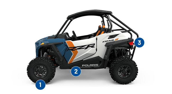 2014 Trail Size Razor 2024 Polaris RZR Trail S SxS