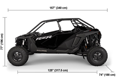 Spécifications : 2024 Polaris RZR Turbo R 4 Sport Onyx Black FR-CA