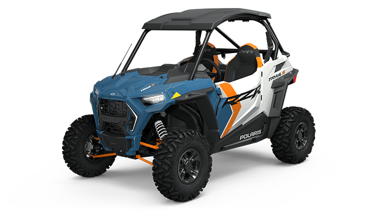 2024 Polaris RZR Trail S 1000 Ultimate Storm Blue / White Lightning EN-CA