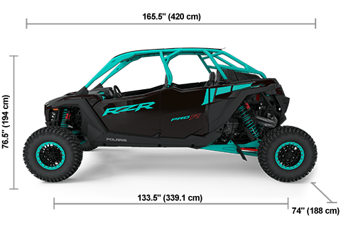 Spécifications : 2025 Polaris RZR Pro R 4 Ultimate Black Crystal ...