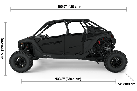 Specs: 2025 Polaris RZR Pro R 4 Ultimate Super Graphite