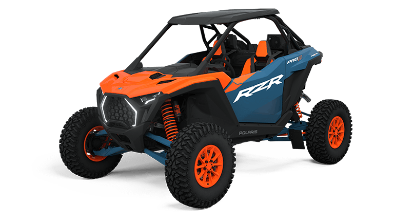 Specs: 2025 Polaris RZR Pro S Ultimate Orange Burst / Zenith Blue