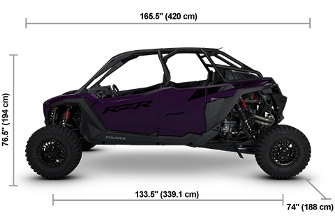 Specs: 2026 Polaris RZR Pro R 4 Ultimate Purple Thunder