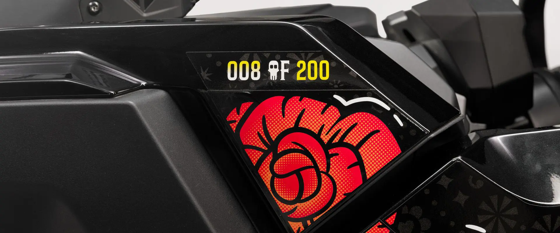 008 of 200 vinyl of a 2026 Polaris RZR Pro S 4 Ultimate Calavera LE SxS.