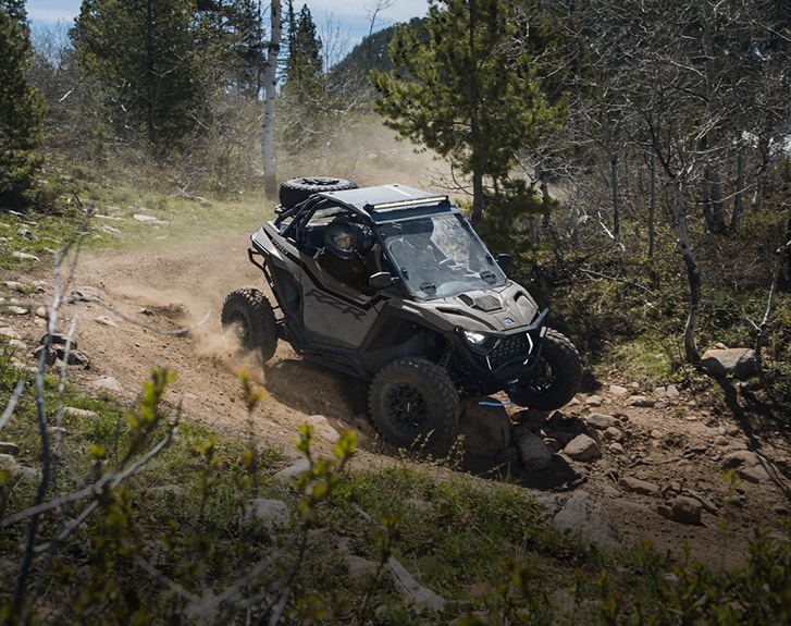 View the Trail Package for the 2026 Polaris RZR Pro XP SxS.