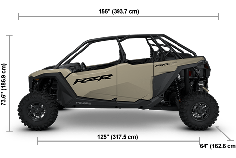 Specs: 2026 Polaris RZR Pro XP 4 Sport Sand Dune EN-CA