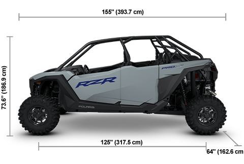 Specs: 2026 Polaris RZR Pro XP 4 Sport Storm Gray