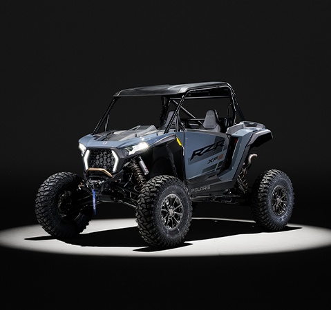 Side profile of the 2026 Polaris RZR XP S side-by-side showcasing its aggressive exterior style.