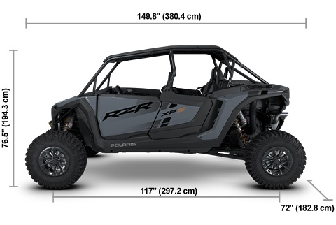 Specs: 2026 Polaris RZR XP S 4 1000 Ultimate Stealth Gray