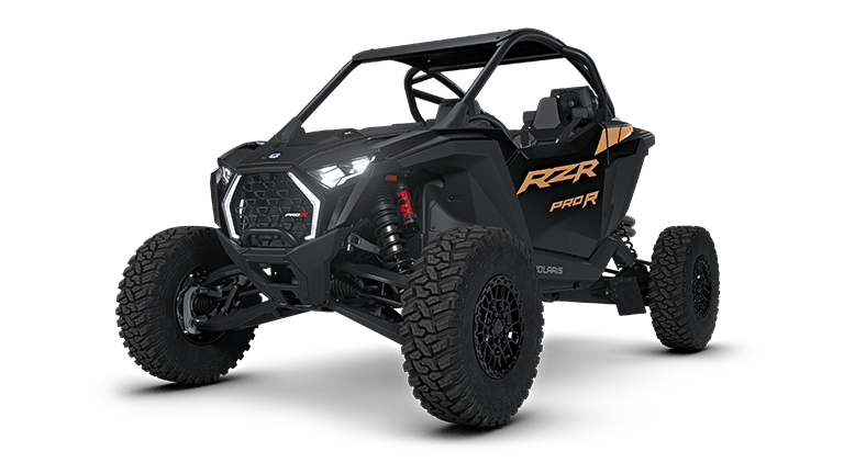 Explore Polaris RZR Pro R side-by-sides.