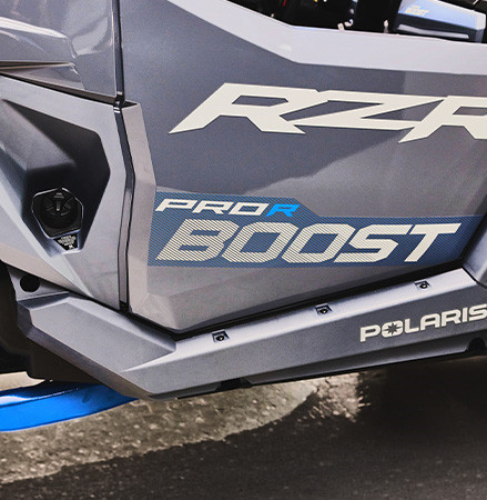 Fuel tank on a 2027 Polaris RZR Pro R Boost side-by-side.