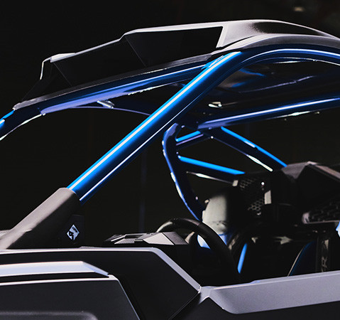 New roof scoop on a 2027 Polaris RZR Pro R Boost side-by-side.