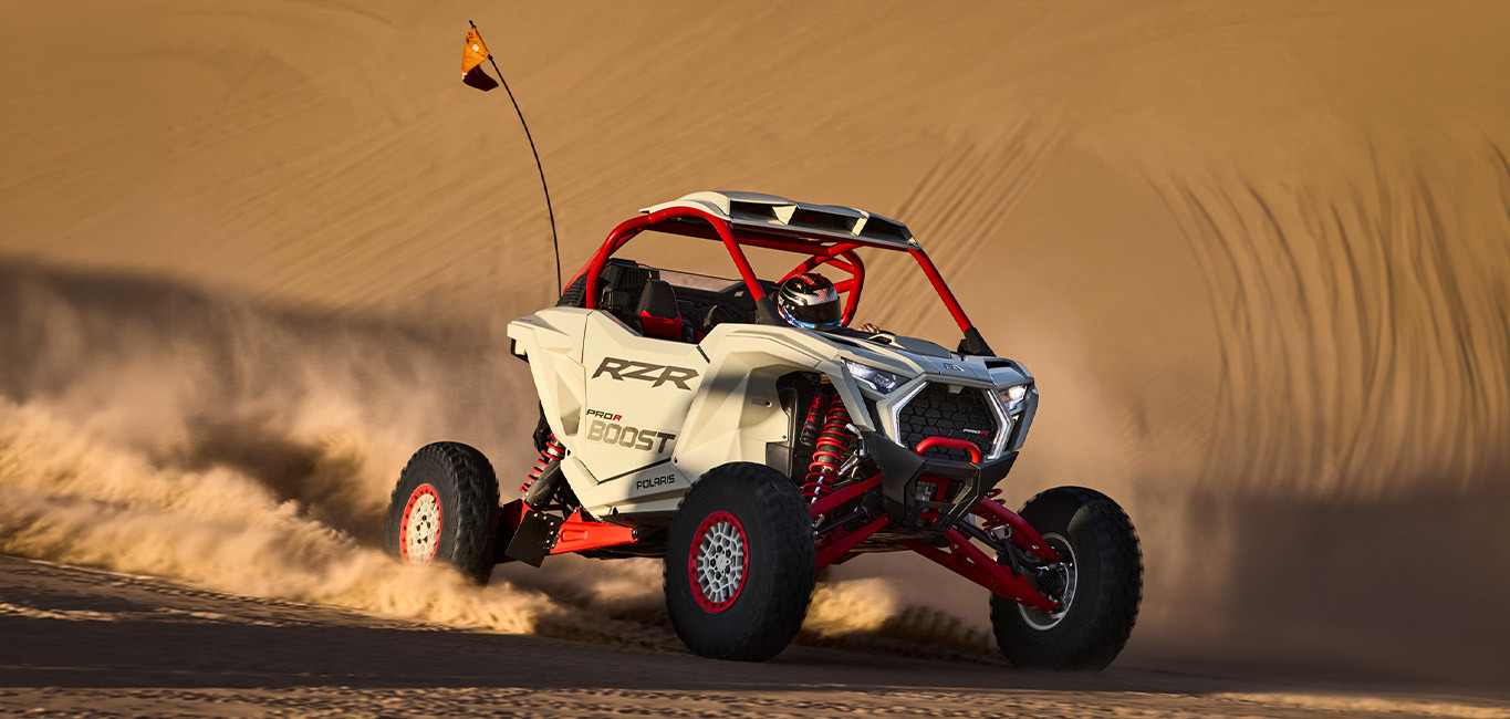 2027 Polaris RZR Pro R Boost Ultimate in Sand Dunes