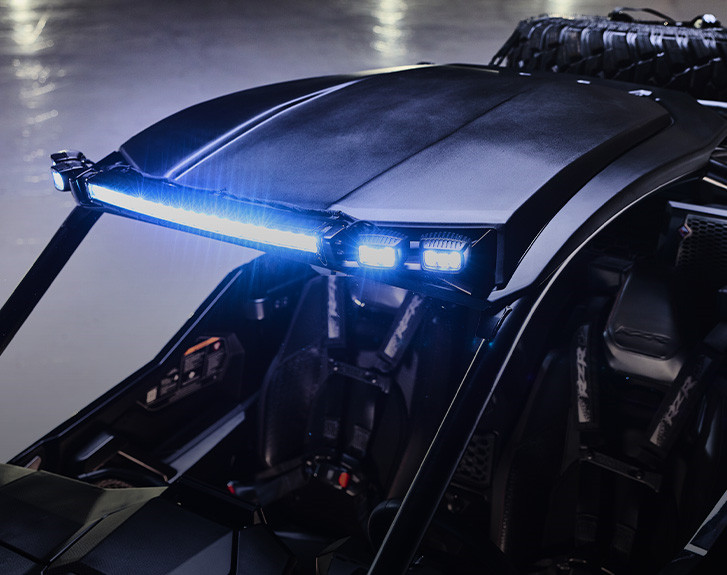Explore RIGID® Lighting accessories for the 2027 Polaris RZR Pro R Boost side-by-side.