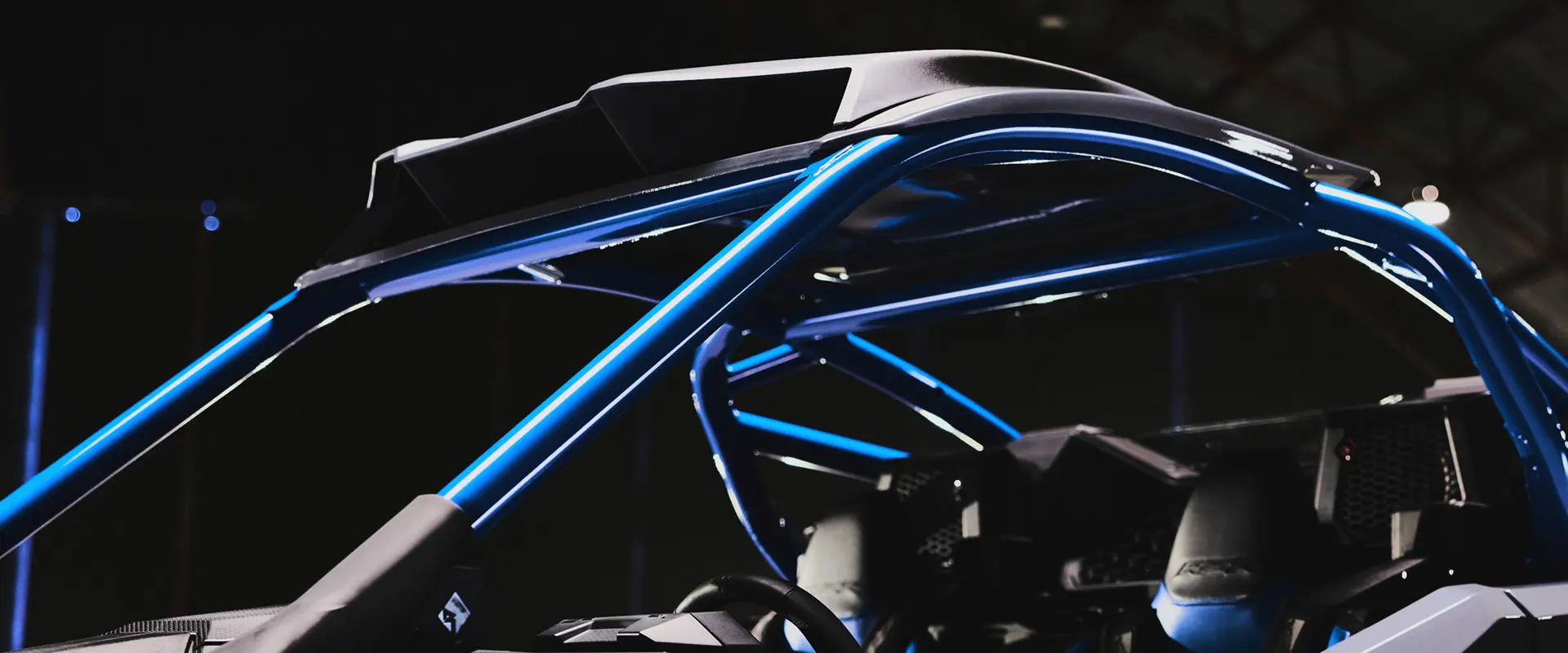 Cage and roof on a 2027 Polaris RZR Pro R Boost side-by-side.