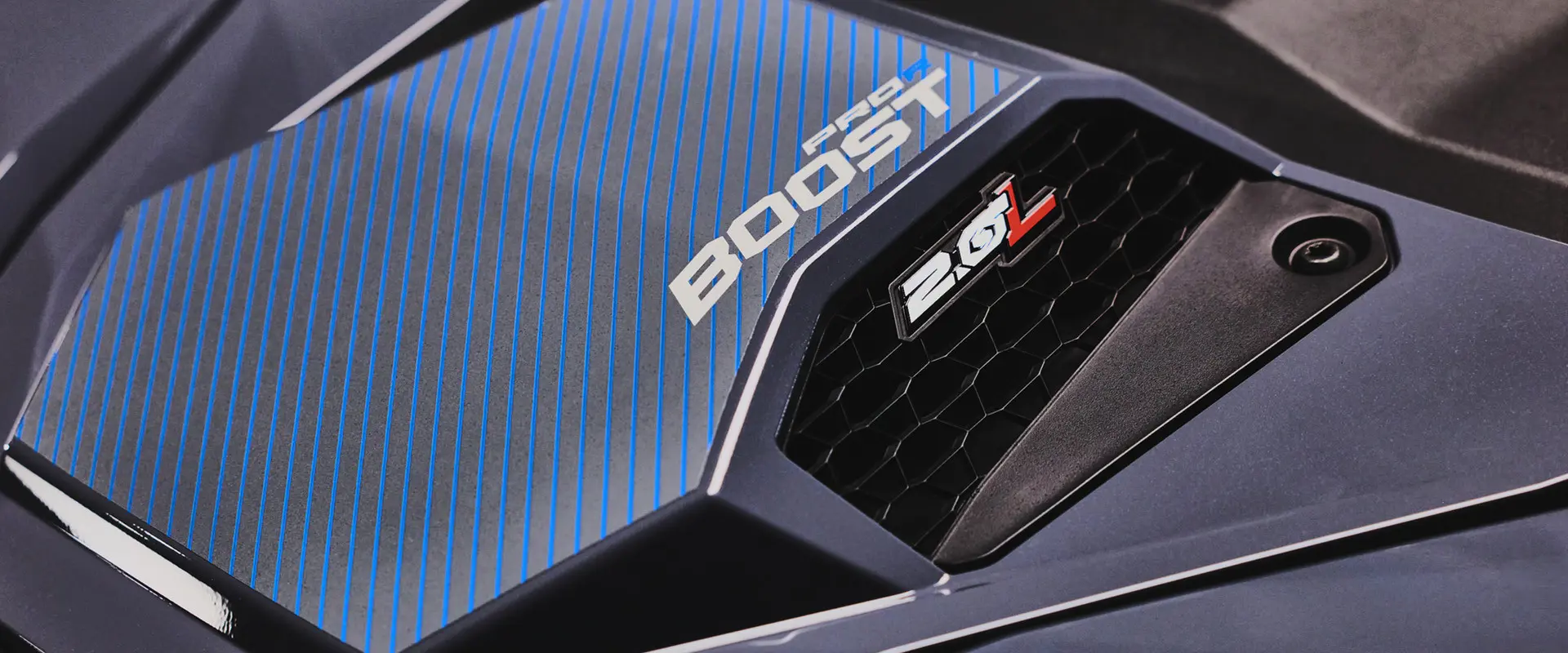 Hood vents on a 2027 Polaris RZR Pro R Boost side-by-side.