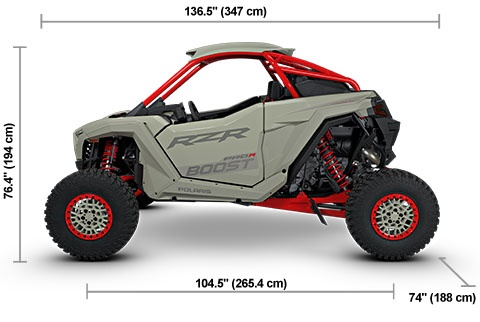 Specs: 2027 Polaris RZR Pro R Boost Ultimate Crater Gray