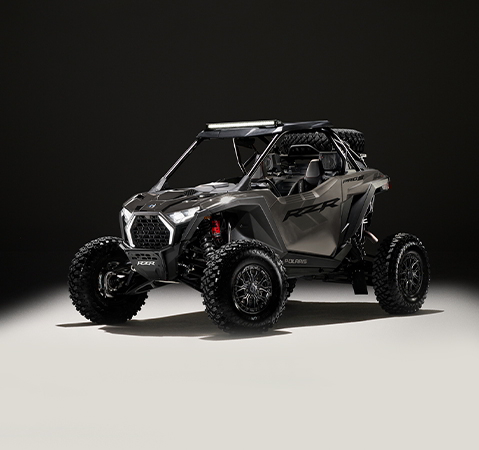 Side profile of the 2027 Polaris RZR Pro S side-by-side showcasing it's elevated exterior style.