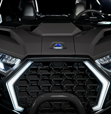 Graphic showcasing the airflow vents on a 2027 Polaris RZR Pro XP side-by-side.