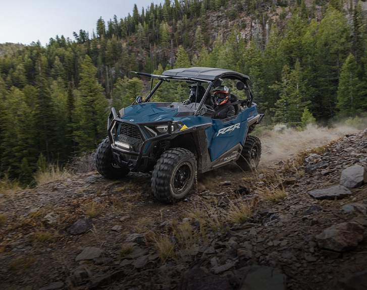 Explore accessories from the Explorer Package for the 2027 Polaris RZR Trail S side-by-side.